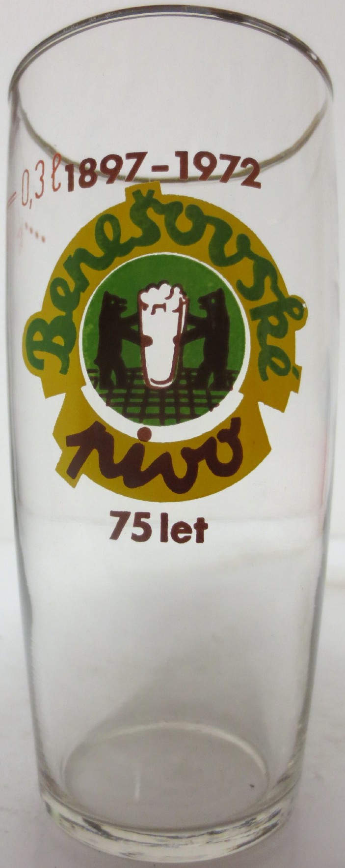 Benešovské pivo 75 let 1897-1792 (0,3L) 