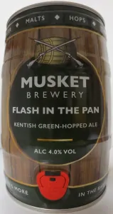 MUSKET BREWERY FLASH IN THE PAN KENTISH GREEN-HOPPED ALE (5L) Nr.1