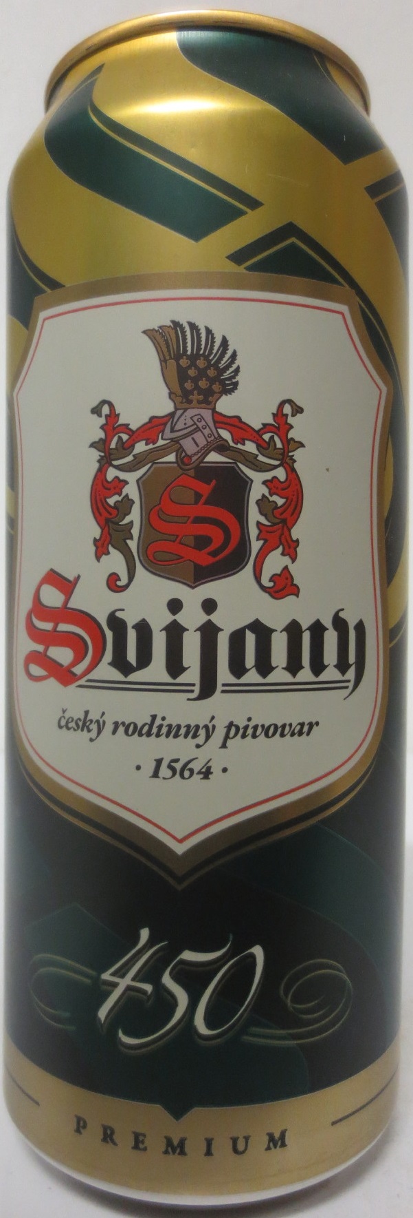 Sviiany český rodinný pivovar .1564. 450 PREMIUM (CZ) (50cl) (B/O) č.1