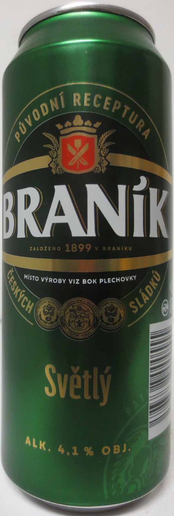 BRANÍK Světlý ALK. 4,1% OBJ. (CZ) (50cl) (B/O) č.2 
