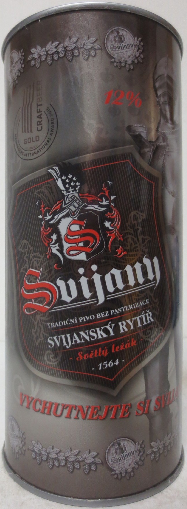 Svijany SVIJANSKÝ RYTÍŘ Světlý ležák (200cl) č.1 