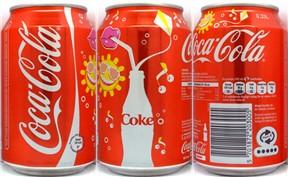 Coca Cola Sommer 2009 can from DENMARK (33cl) (B/O) 