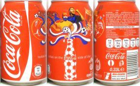 Coca Cola EURO 2008 can from NETHERLAND (33cl) (B/O) 