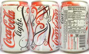 Coca Cola light can from THAILAND (32,5cl) (B/O) Nr.1 