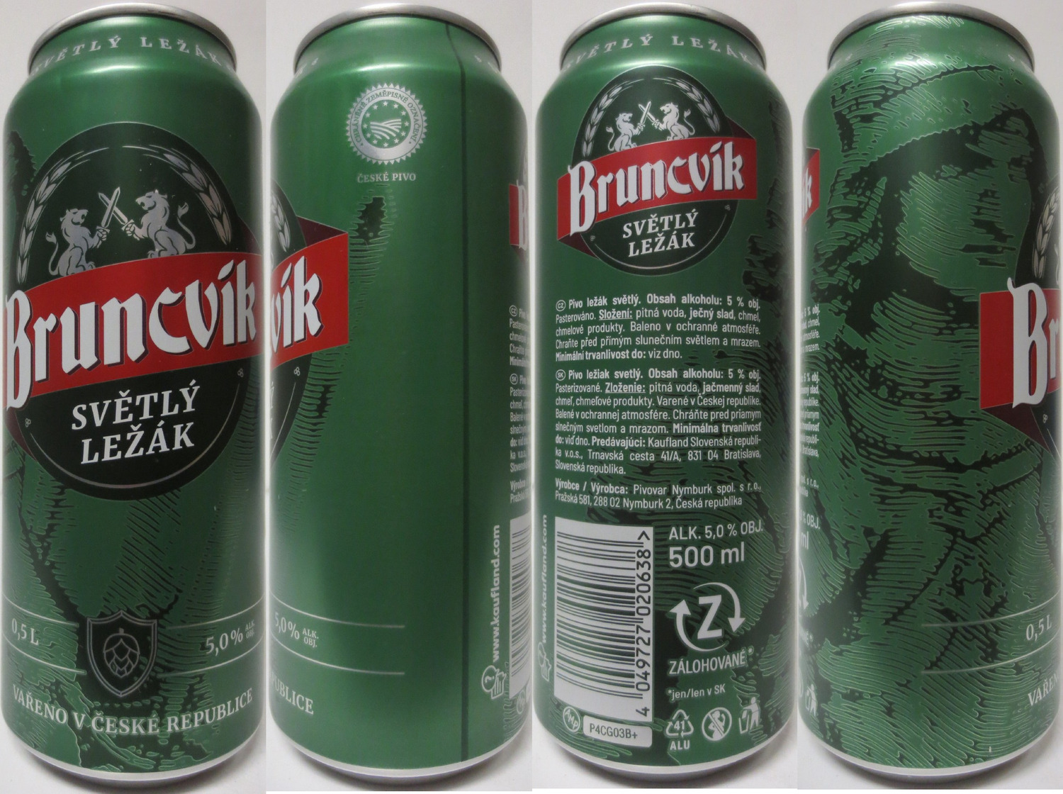 Bruncvík SVĚTLÝ LEŽÁK (CZ) (50cl) (B/O) č.2 