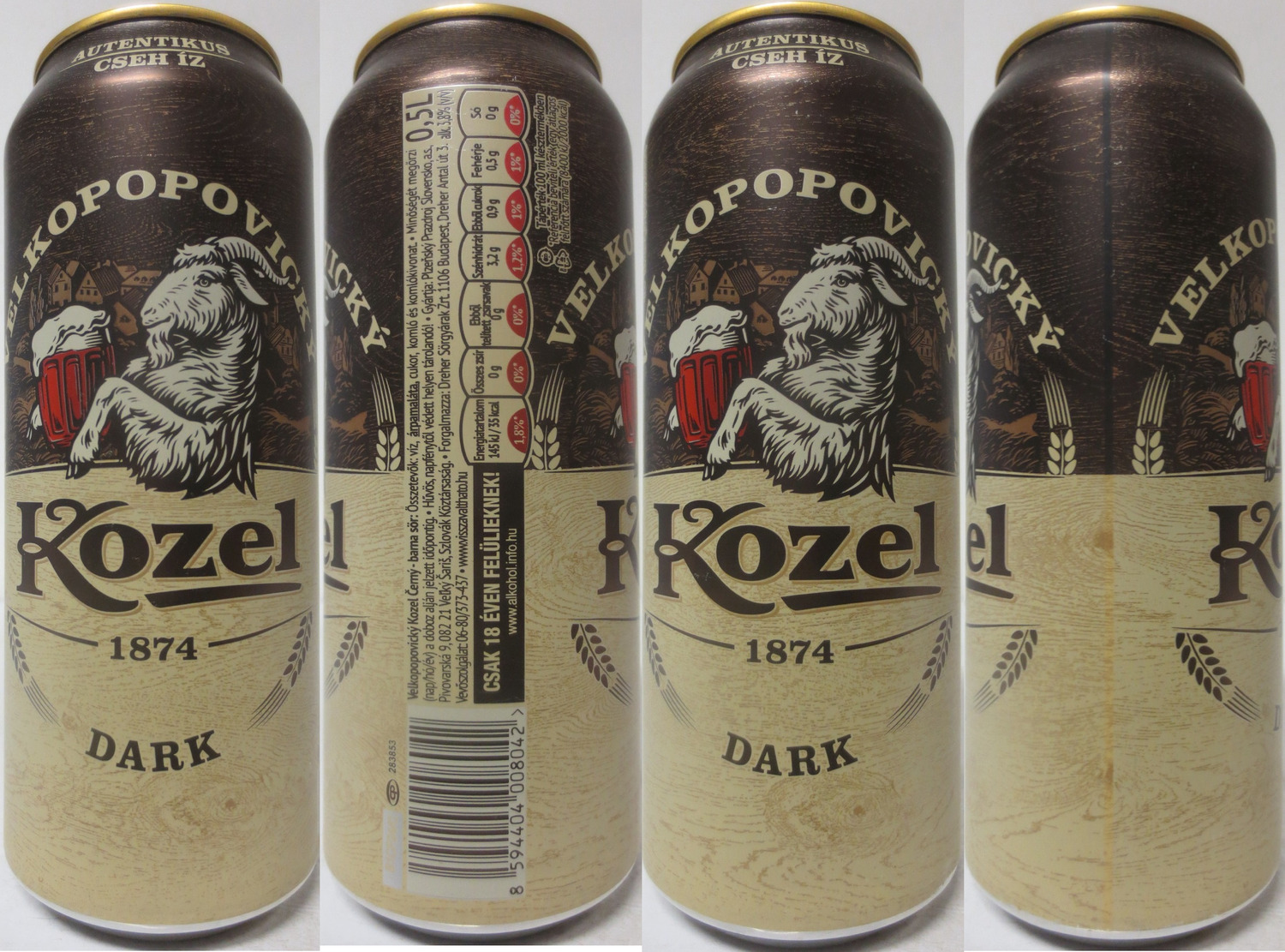 VELKOPOPOVICKÝ Kozel 1874 DARK (HU) (50cl) (B/O) č.4