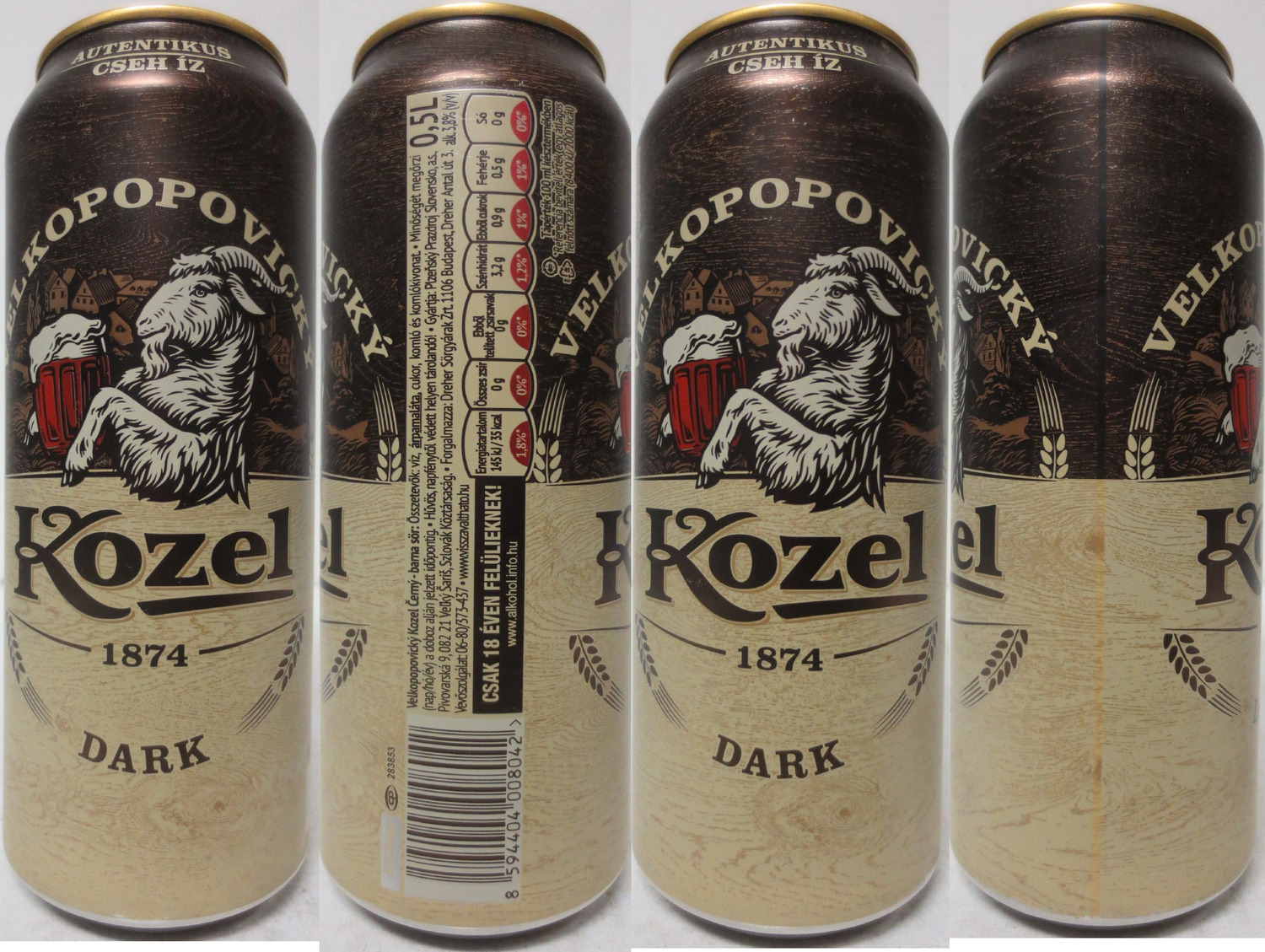 VELKOPOPOVICKÝ Kozel 1874 DARK (HU) (50cl) (B/O) č.5