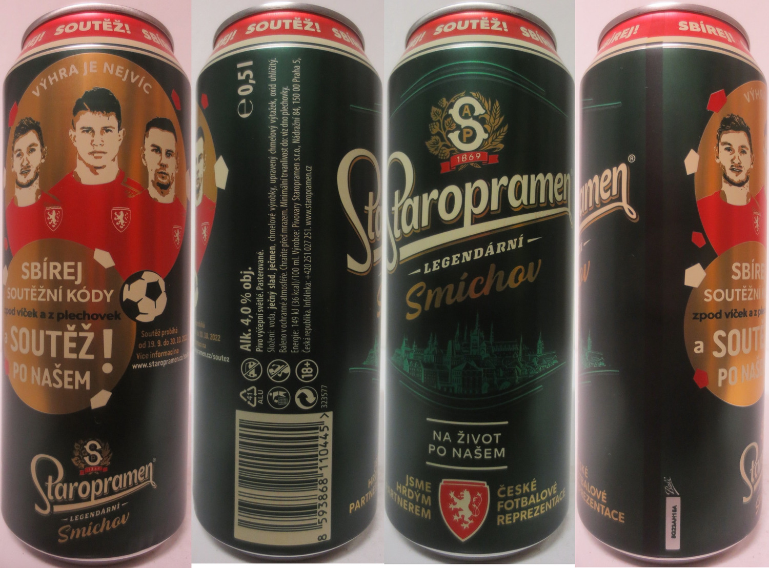 Staropramen -LEGENDÁRNÍ - Smíchov SOUTĚŽ! PO NAŠEM (CZ) (50cl) (B/O) č.1 