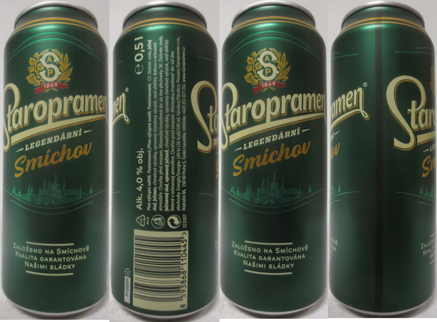 Staropramen LEGENDÁRNÍ Smíchov (CZ) (50cl) (B/O) č.1 