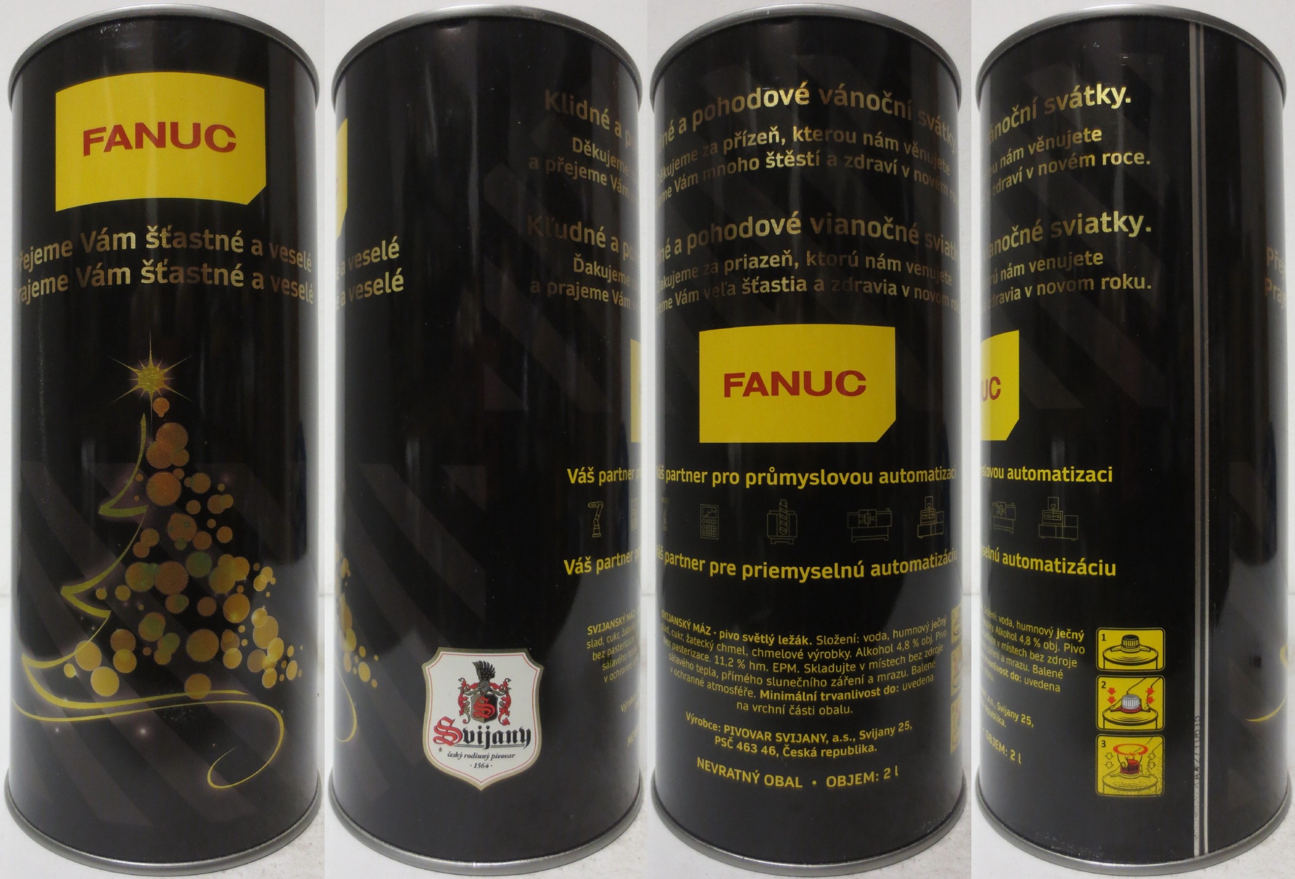 Svijany SVIJANSKÝ MÁZ FANUC Přejeme Vám šťastné a veselé Prajeme Vám šťastné a veselé (200cl) č.2