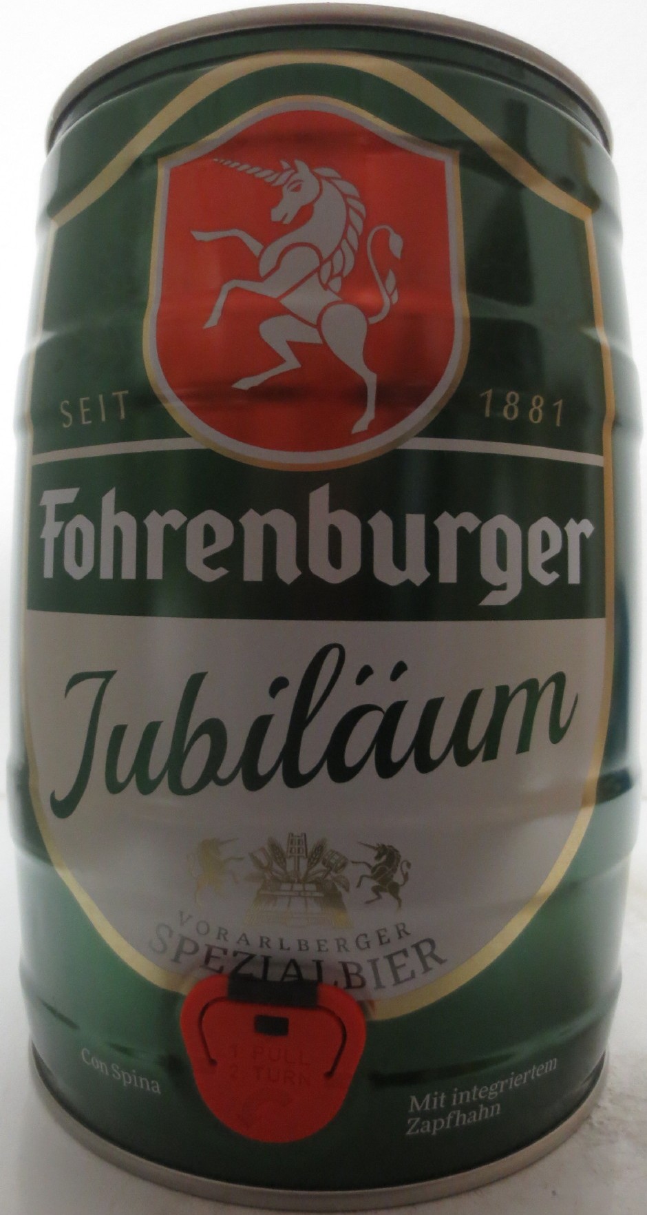 fohrenburger Jubiläum FORALRBERGER SPEZIALBIER (5L) Nr.2 