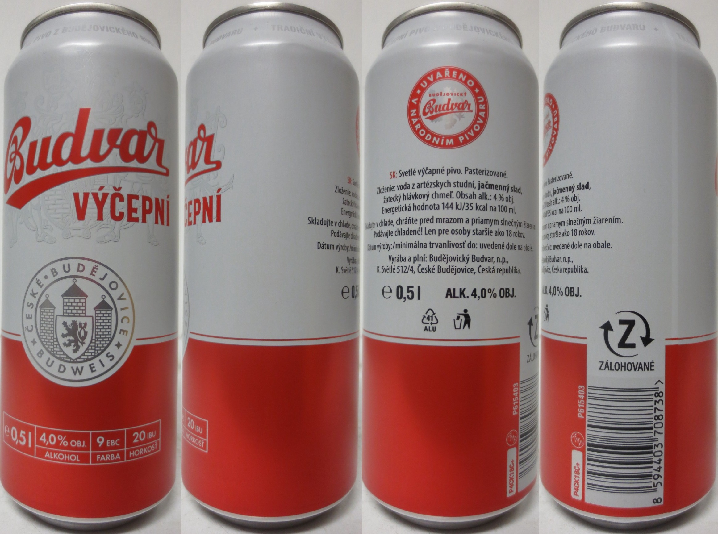 Budvar VÝČEPNÍ (SK) (50cl) (B/O) č.1 