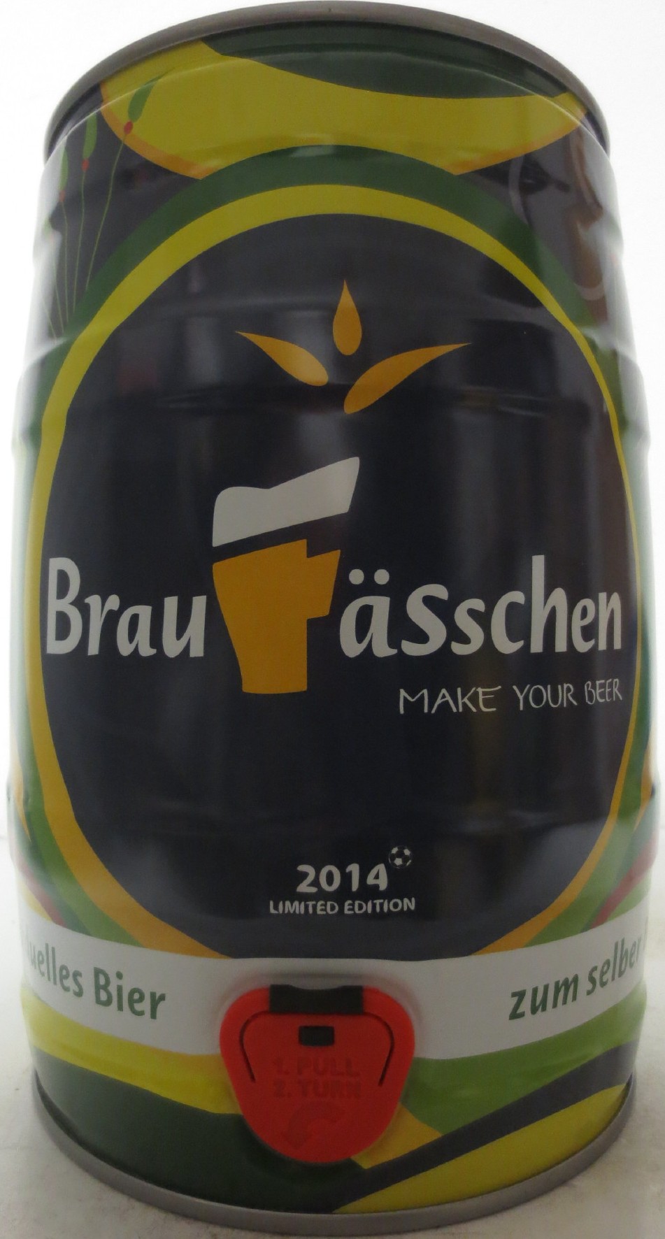 Brau Fässchen MAKE YOUR BEER 2014 LIMITED EDITION  (5L) Nr.1