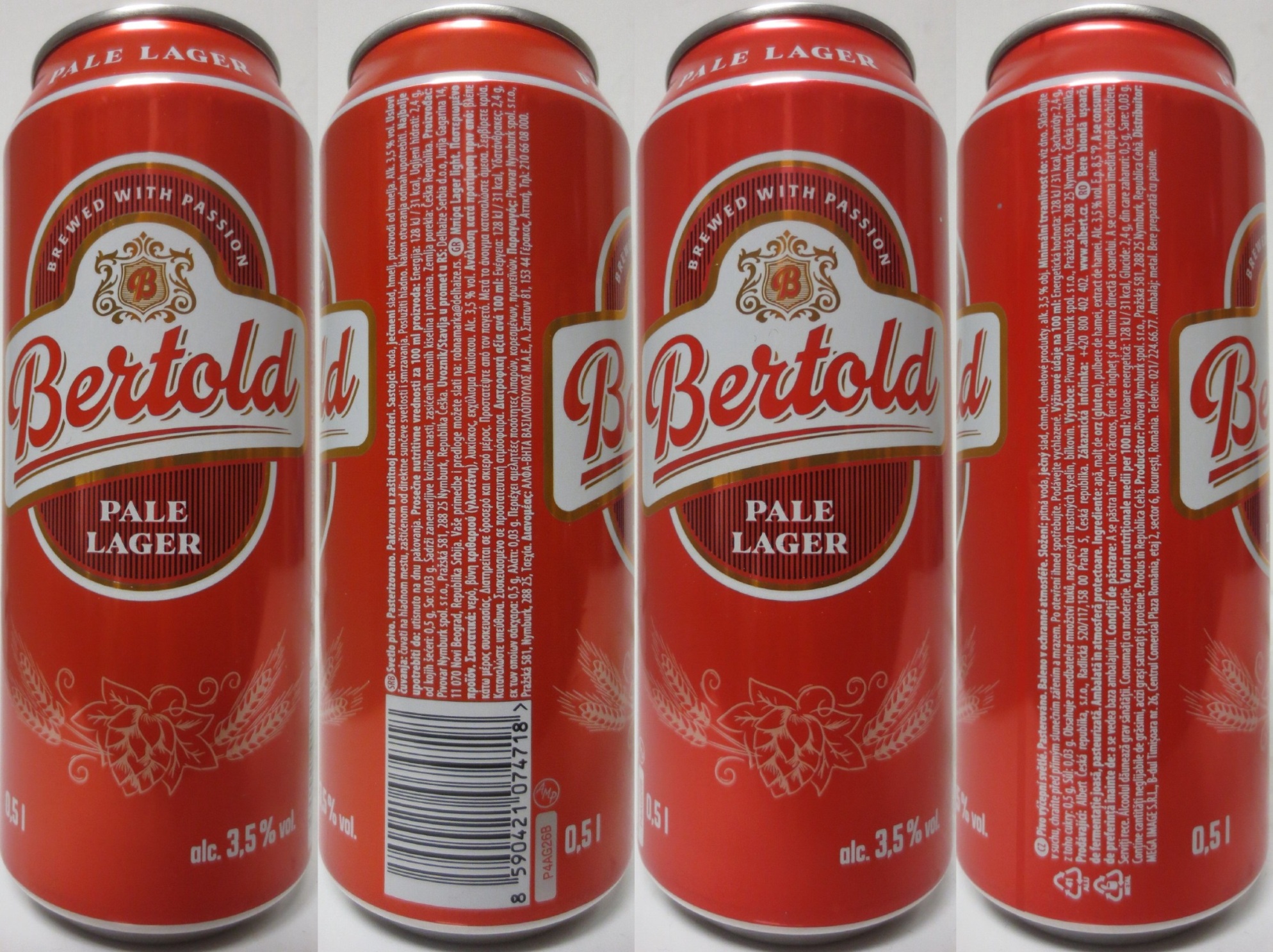 Bertold PALE LAGER (CZ) (50cl) (B/O) č.1 a