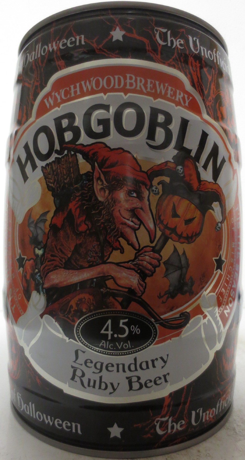 WYCHWOOD BREWERY HOBGOBLIN Legendary Ruby Beer (5L) Nr.1