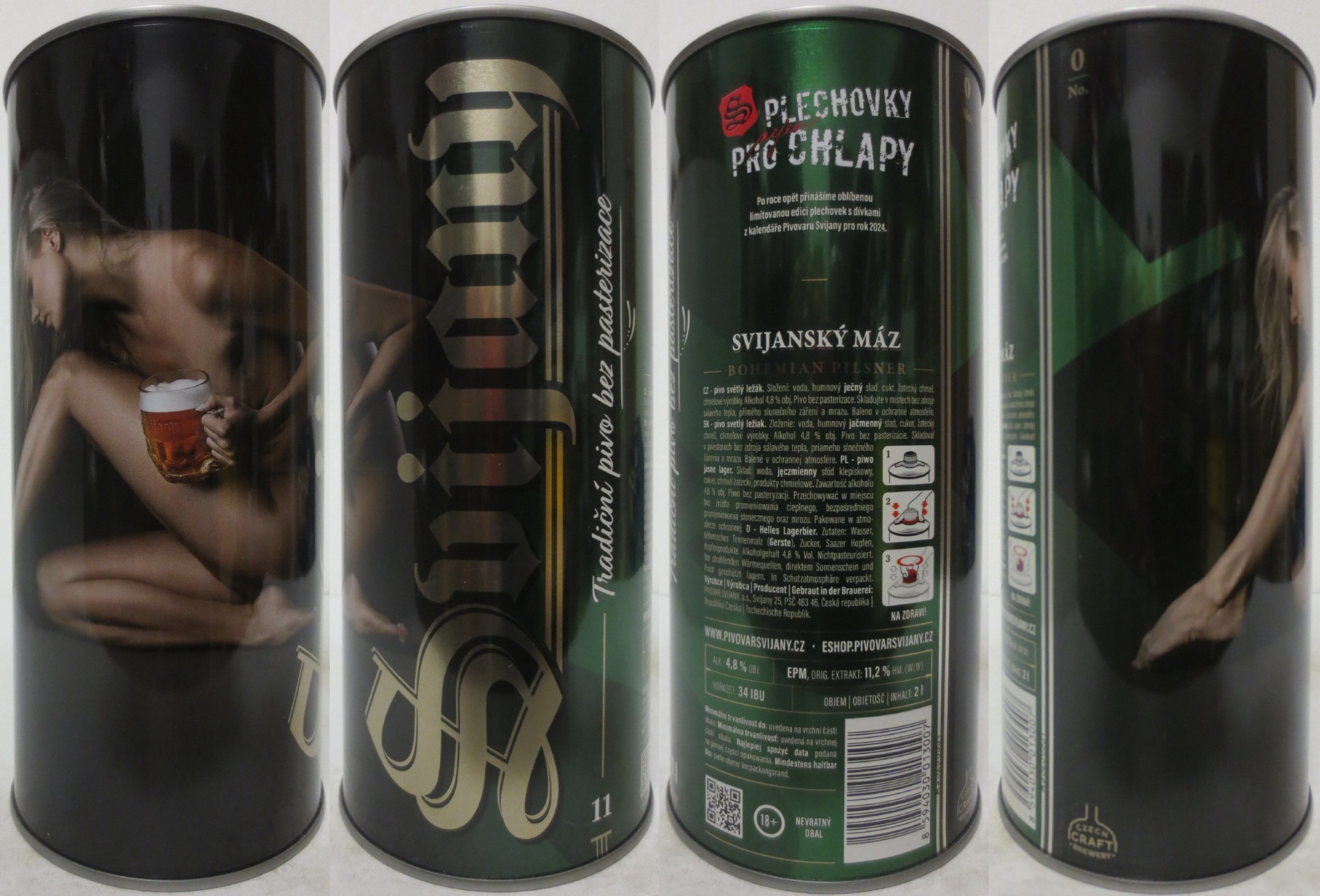 Svijany SVIJANSKÝ MÁZ dívky z kalendáře No. 0/2024 (200cl) 