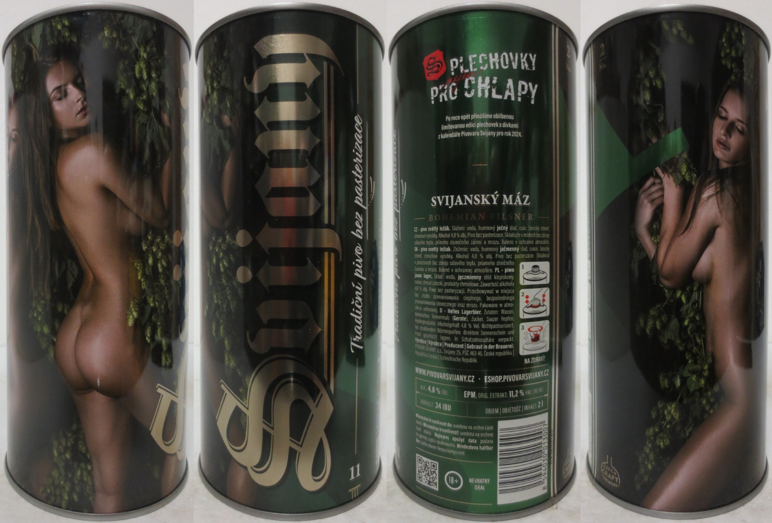 Svijany SVIJANSKÝ MÁZ dívky z kalendáře No. 2/2024 (200cl) 