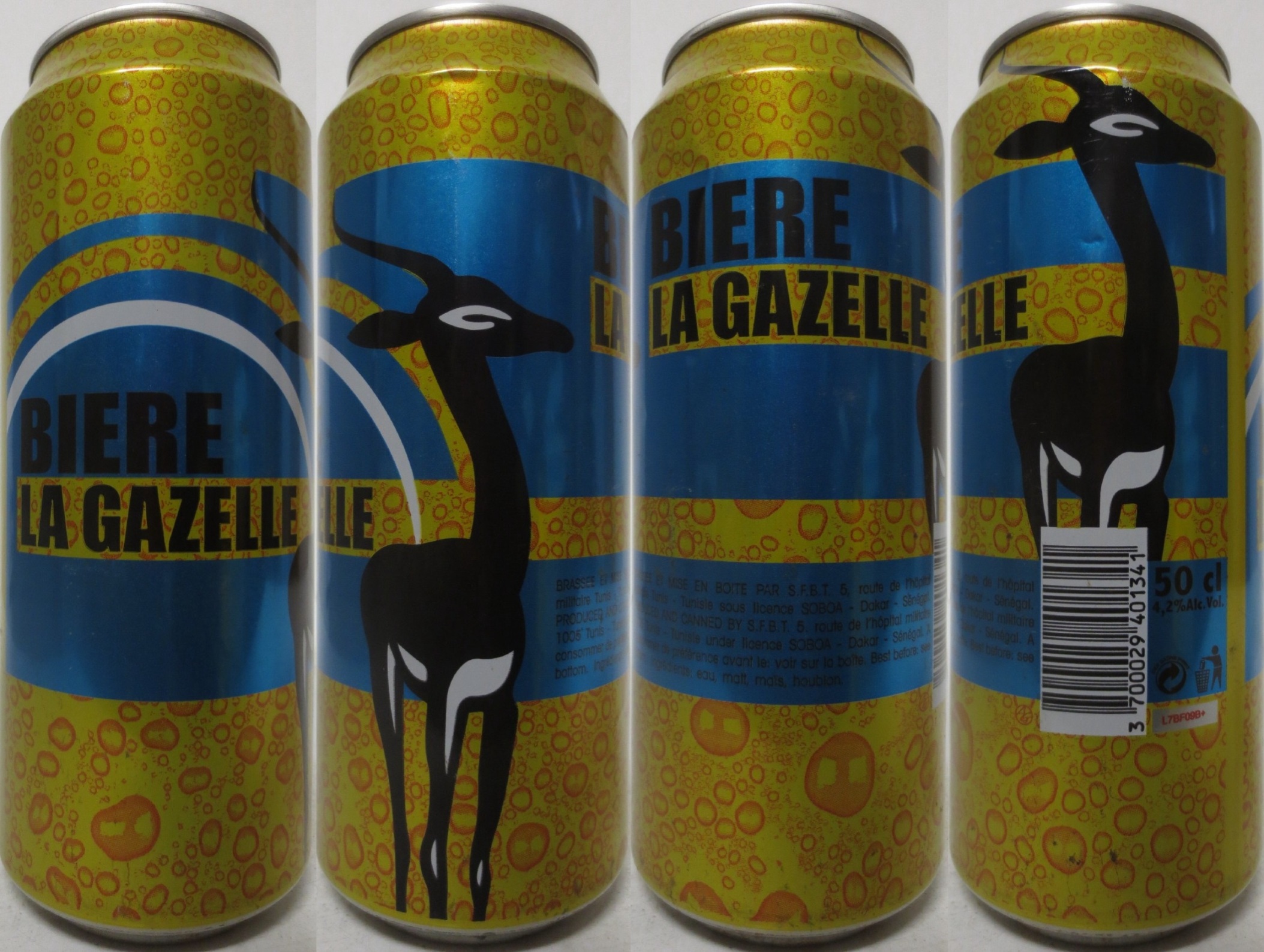 BIERE LA GAZELLE (50cl) (T/O) Nr.1 