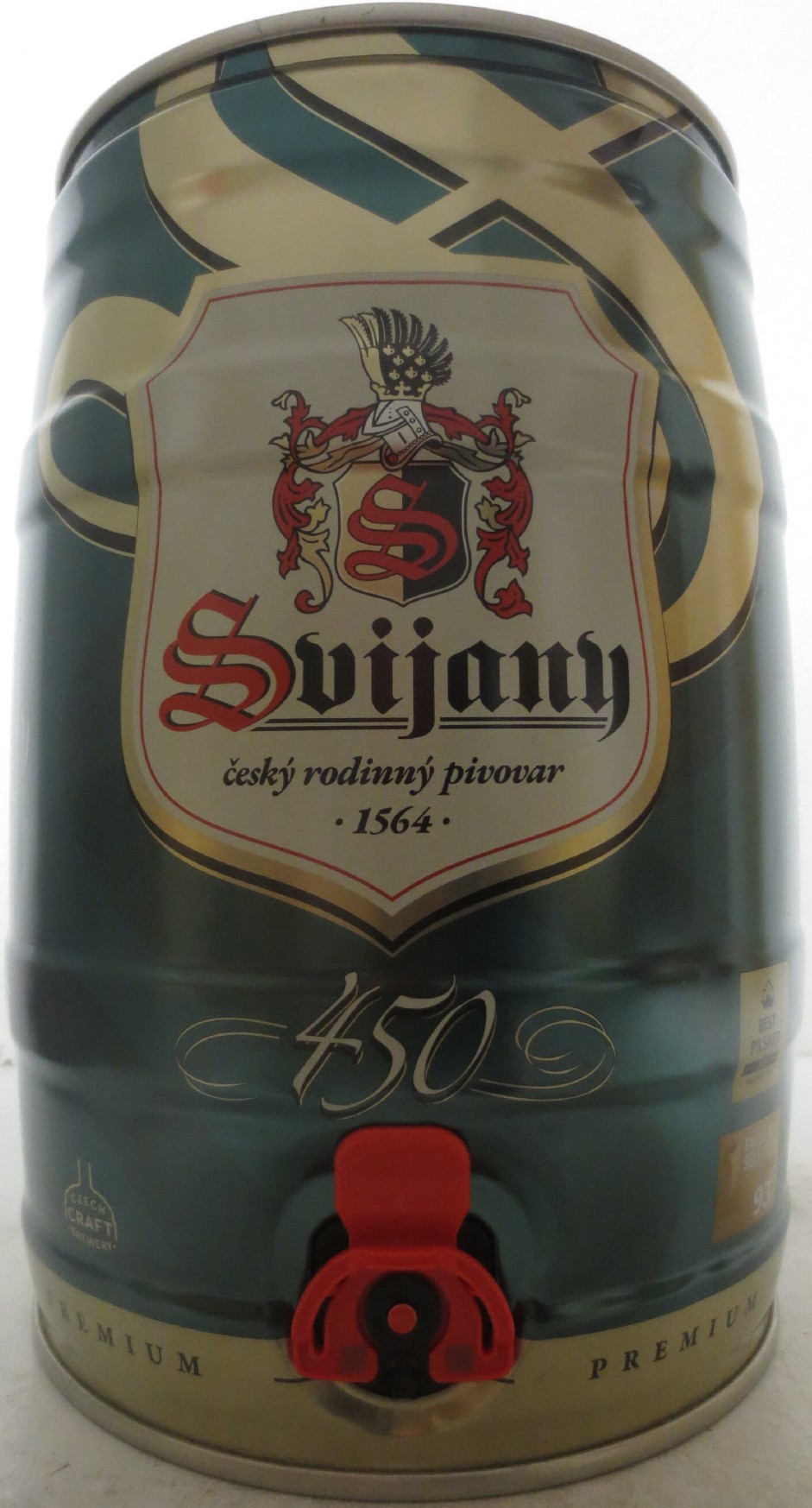 Svijany český rodinný pivovar .1564. 450 (5L) č.3 