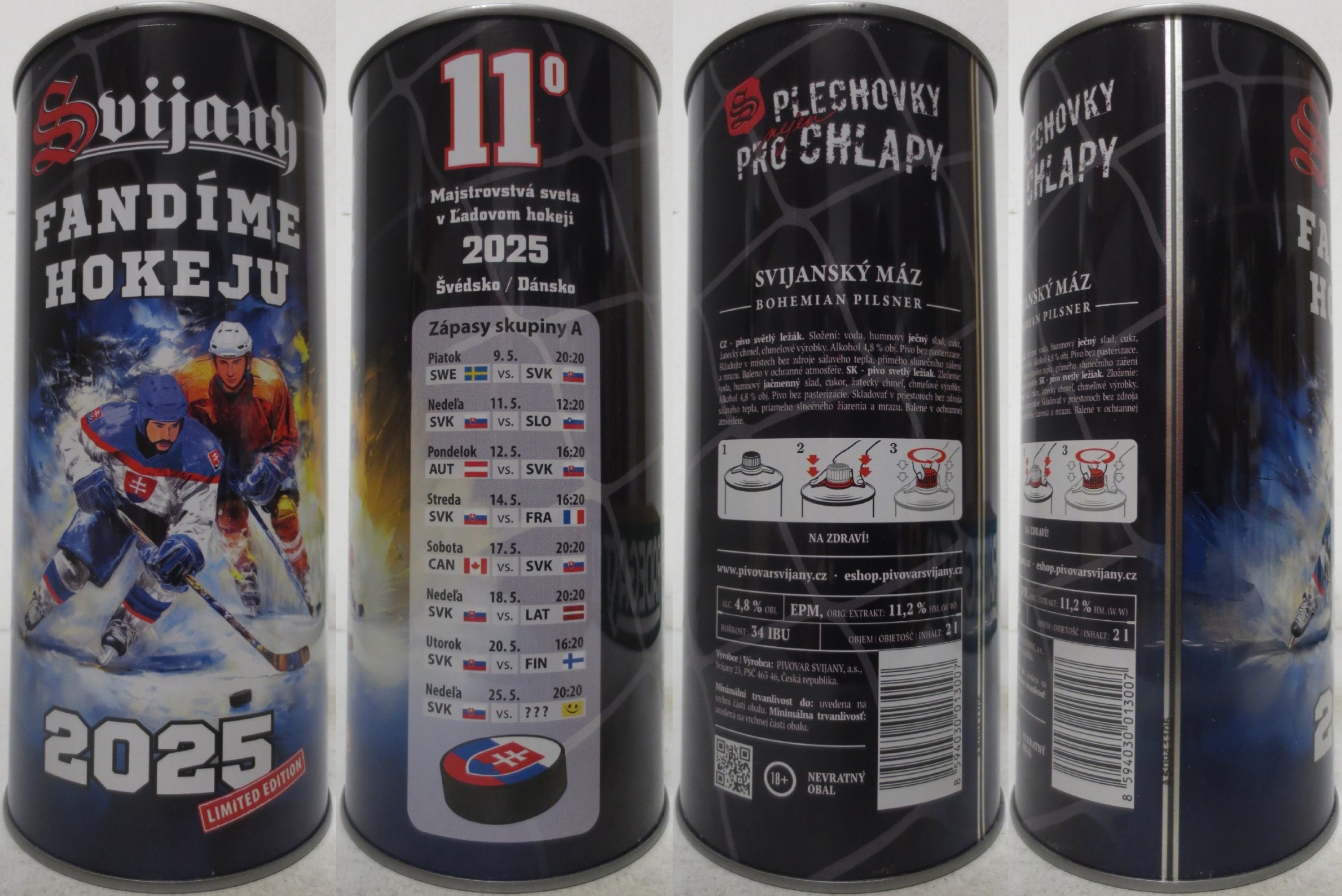 Svijany SVIJANSKÝ MÁZ FANDÍME HOKEJU 2025 LIMITED EDITION (200cl) č.1 