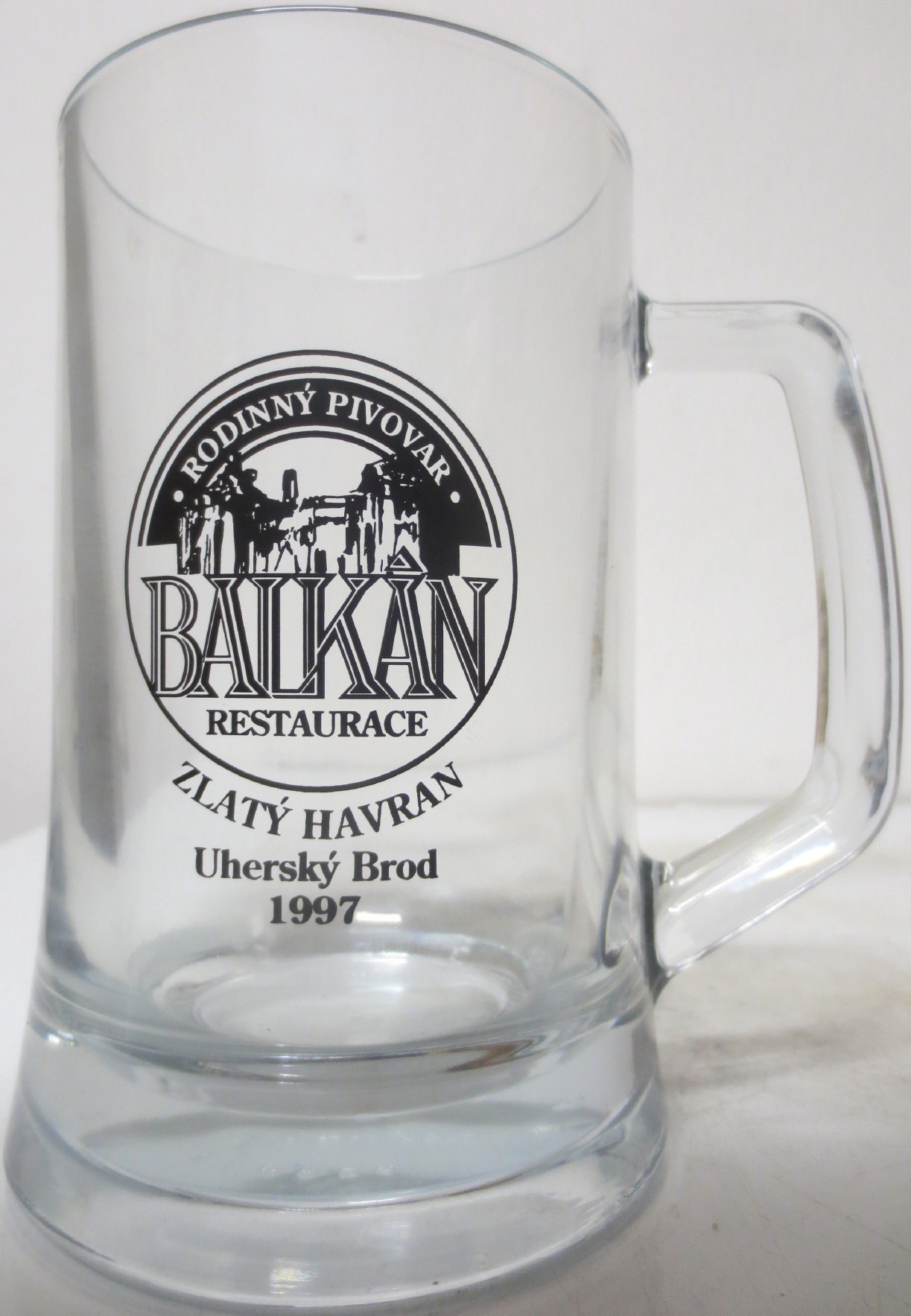 RODINNÝ PIVOVAR BALKAN RESTAURACE ZLATÝ HAVRAN Uherský Brod 1997 (0,5L) 