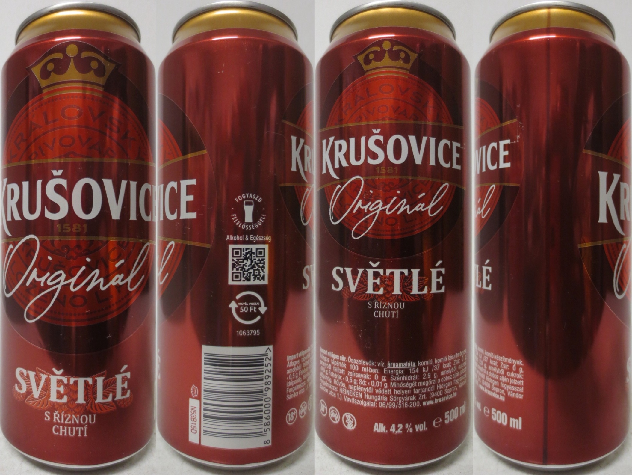KRUŠOVICE Original 10 S ŘÍZNOU CHUTÍ (H) (50cl) (B/O) č.1