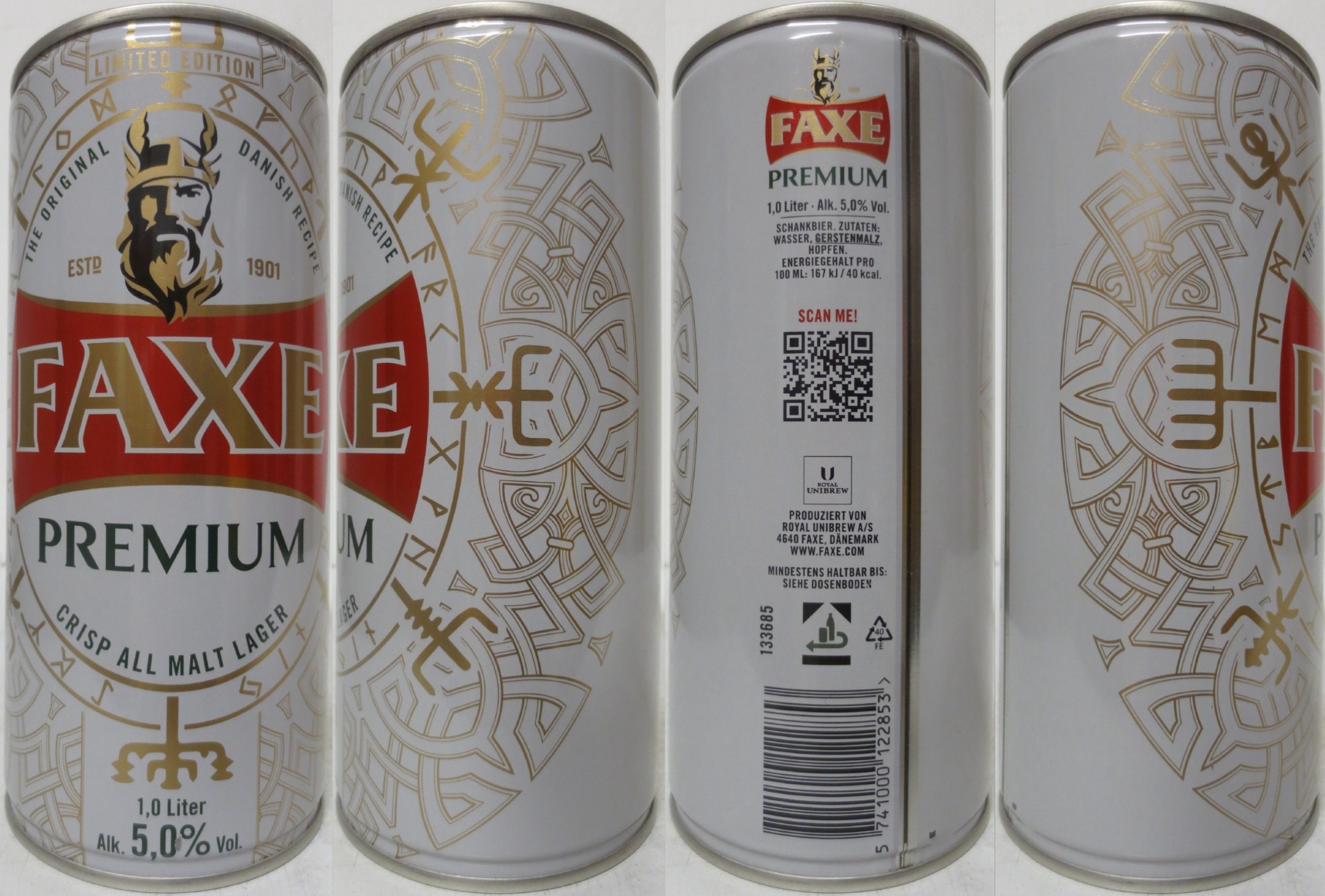 FAXE CRISP ALL MALT LAGER LIMITED EDITION (2025) (D) (100cl) Nr.2/3