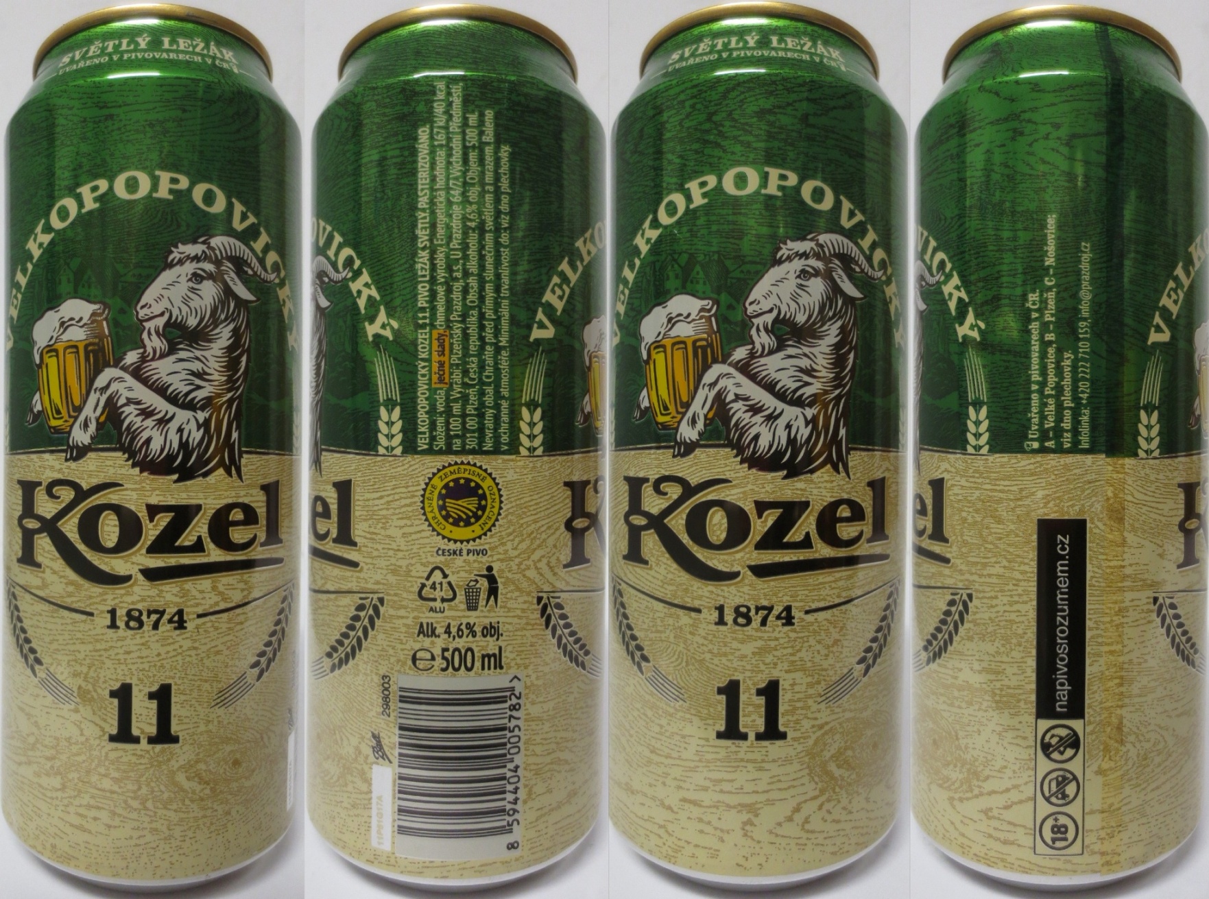 VELKOPOPOVICKÝ Kozel 1874 11 (CZ) (50cl) (B/O) č.4