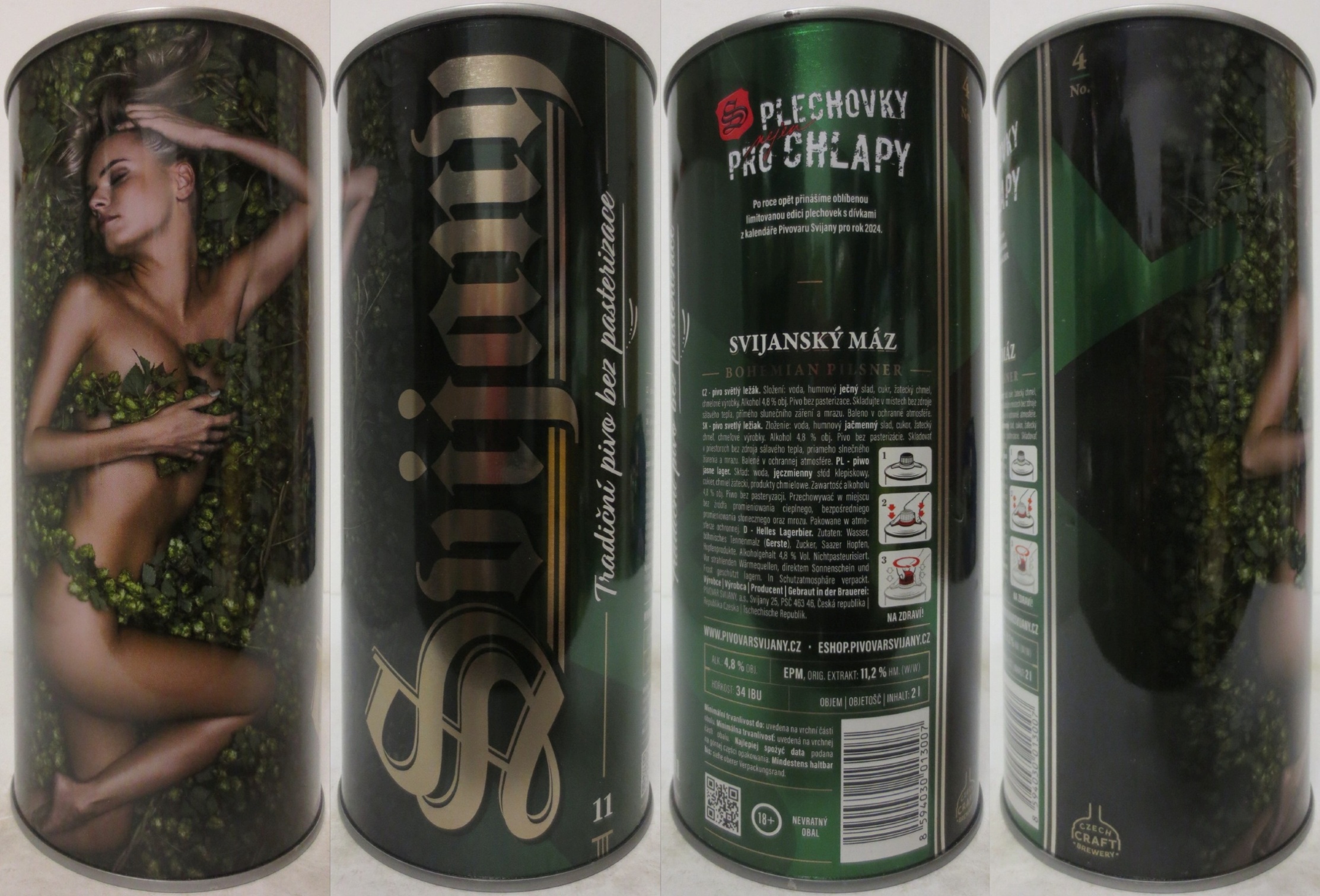 Svijany SVIJANSKÝ MÁZ dívky z kalendáře No. 4/2024 (200cl) 