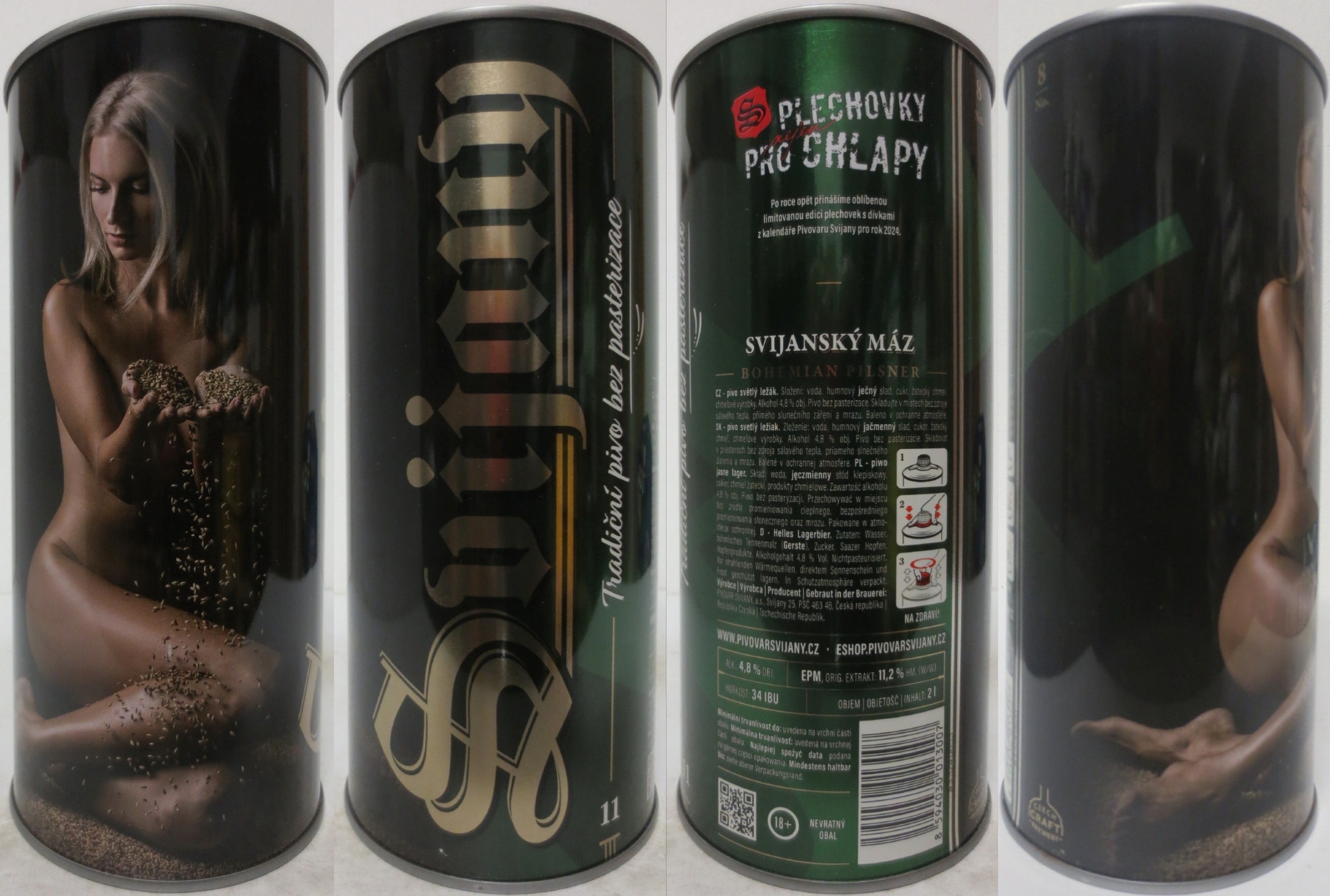 Svijany SVIJANSKÝ MÁZ dívky z kalendáře No. 8/2024 (200cl) 