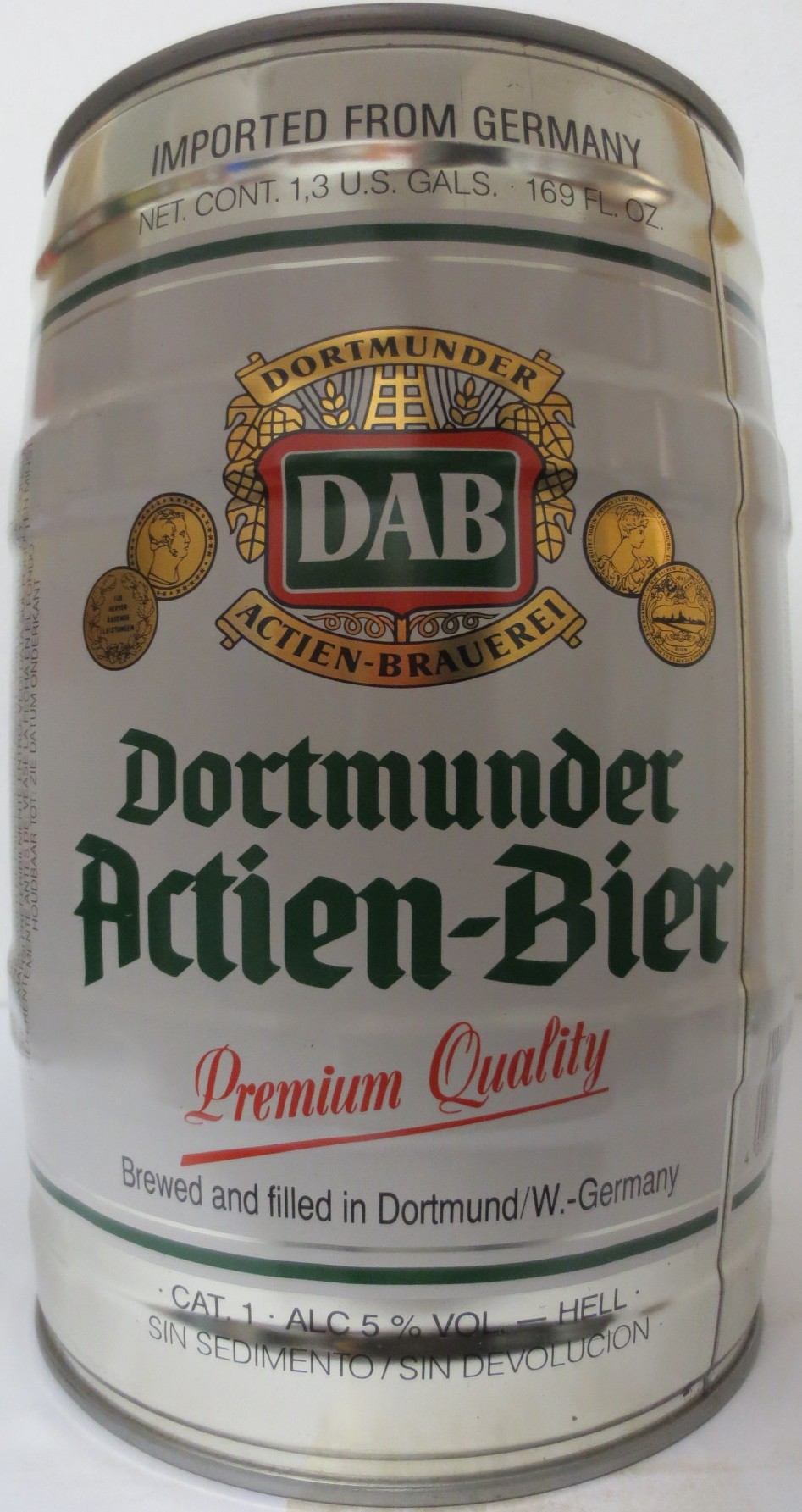 DAB Dortmunder Actien-Bier Premium Quality (5L) Nr.1 