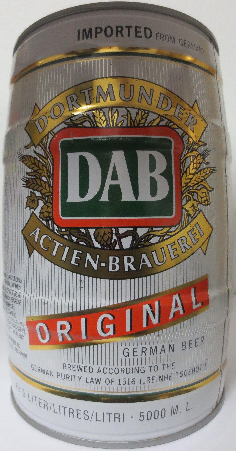 DAB ORIGINAL GERMAN BEER (5L) Nr.1 