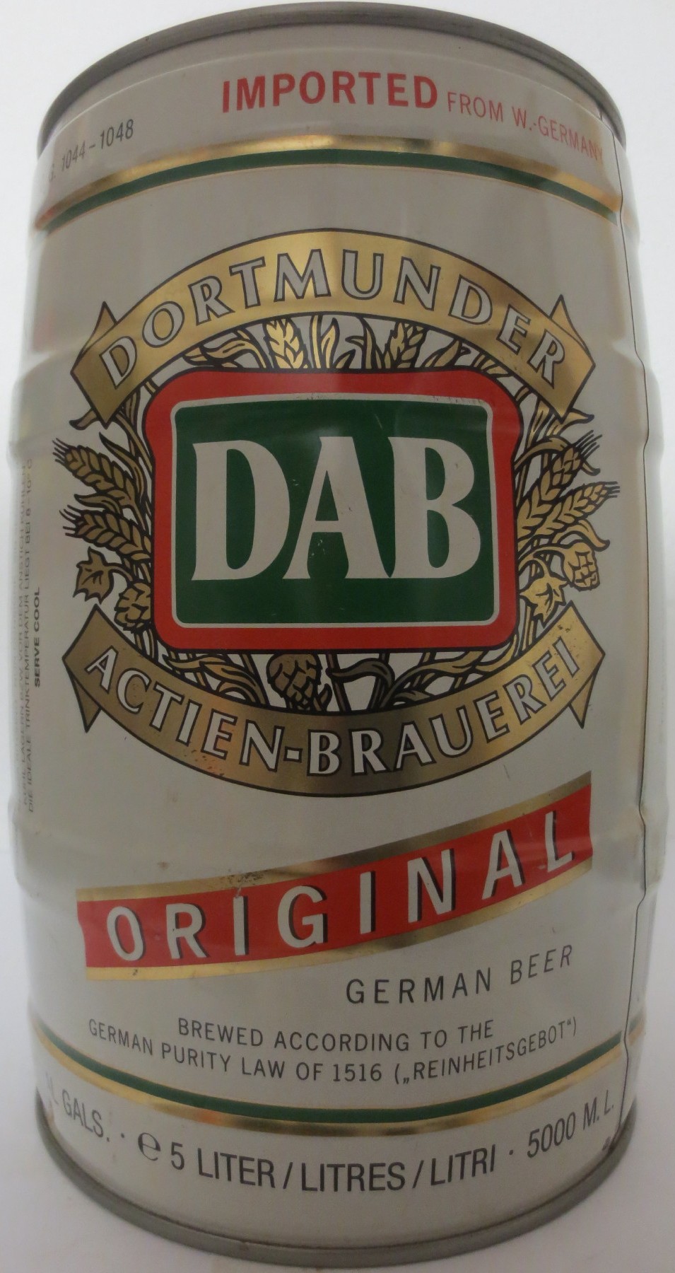 DAB ORIGINAL GERMAN BEER (5L) Nr.4 