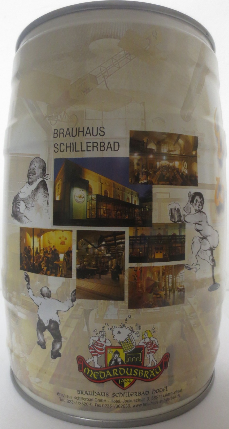 MEDARDUSBRÄU BRAUHAUS SCHILLERBAD HOTEL WUPPERTALER BRAUHAUS (5L) Nr.1 
