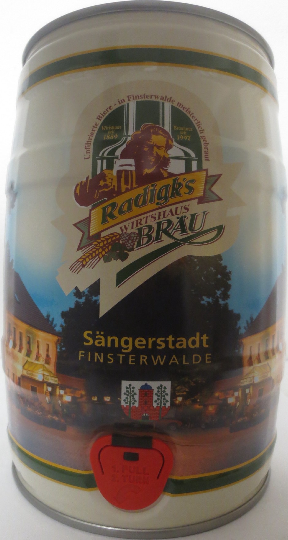 Radigks WIRTSHAUS BRÄU Sängerstadt FINSTERWALDE (5L) Nr.1 