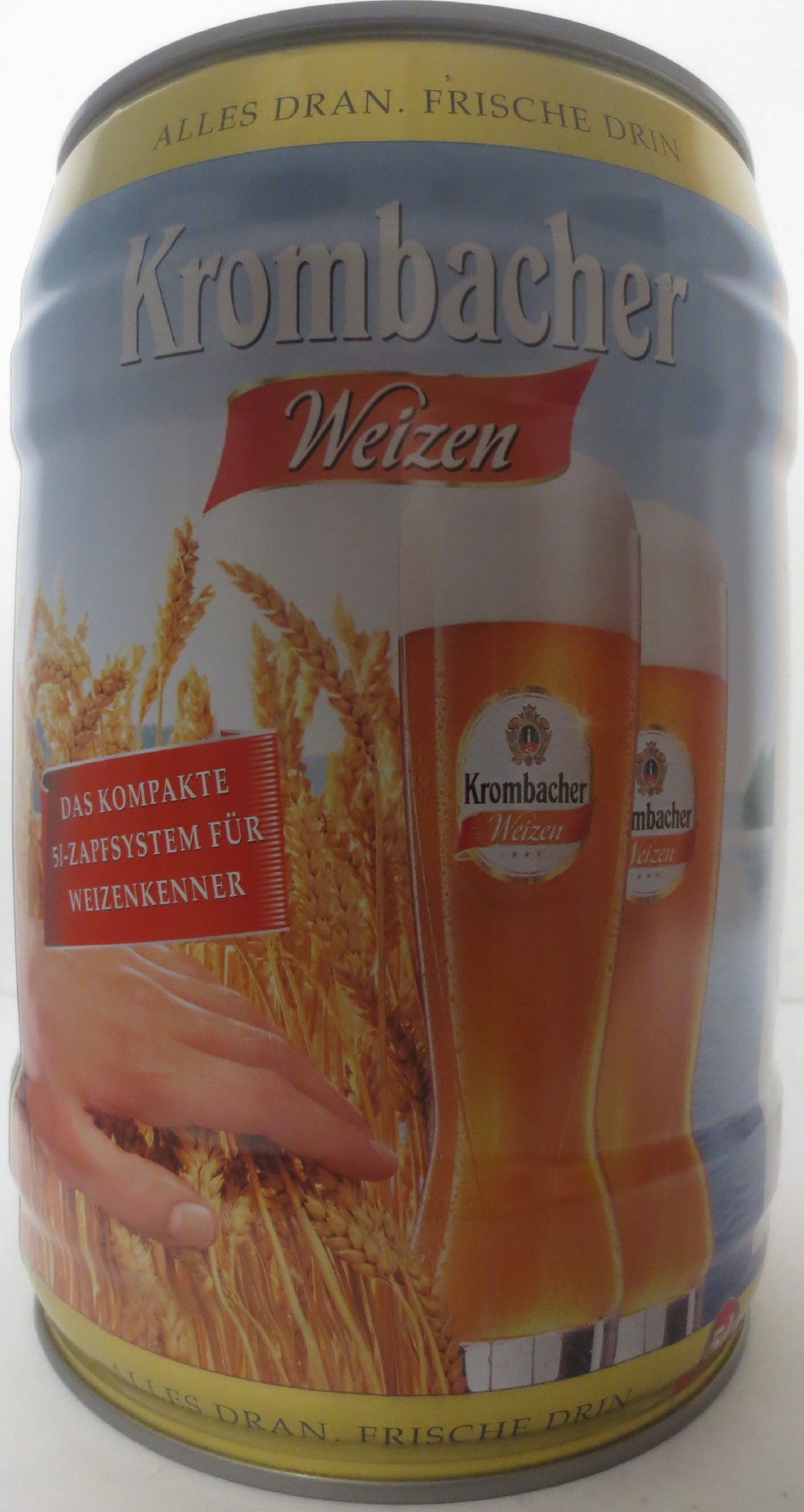 Krombacher Weizen DAS KOMPAKTE 5L-ZAPSYSTEM FÜR WEIZENKENNER (5L) Nr.1 