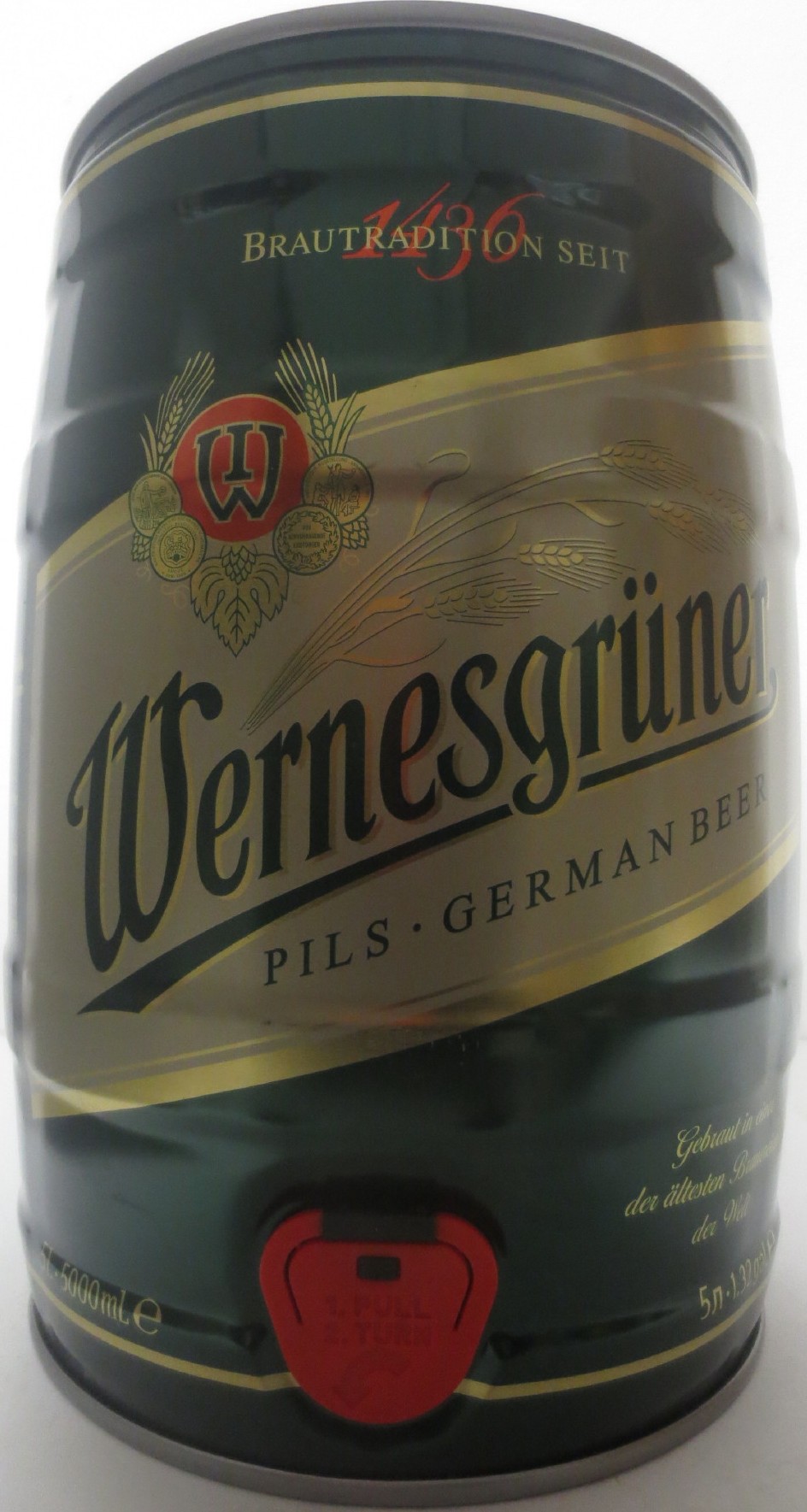Wernesgrüner PILS GERMAN BEER (5L) Nr.1 