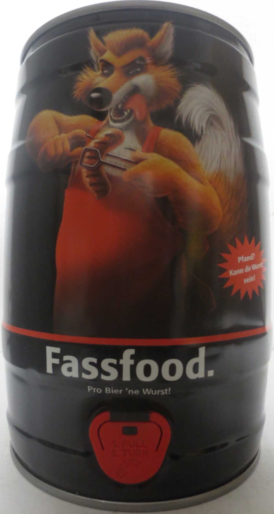Füchschen Alt Fassfood. Pro Bier ´ne Wurst! (5L) Nr.1 
