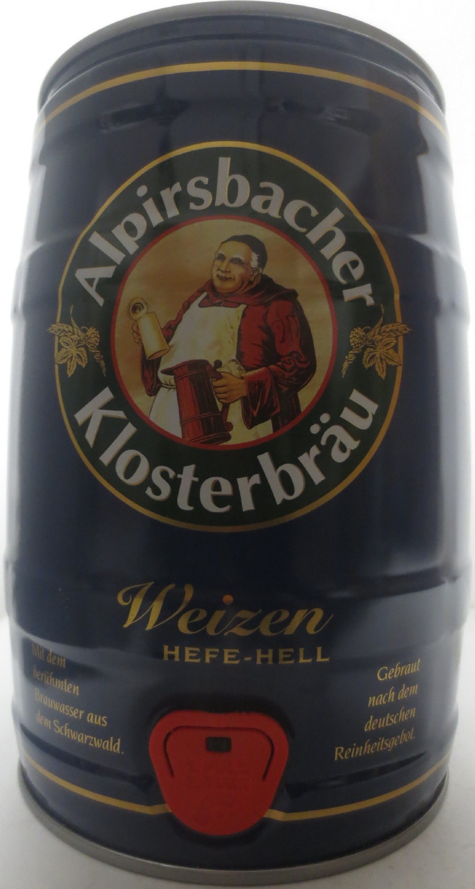 Alpirsbacher Klosterbräu Weizen HEFE-HELL (5L) Nr.1 