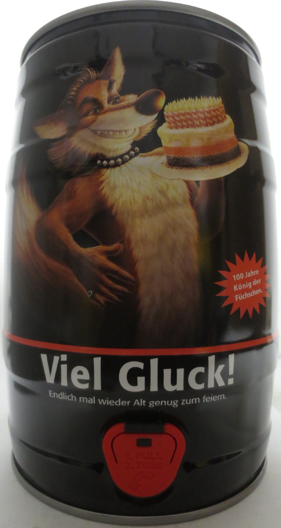 Füchschen Alt Viel Gluck! Endlich mal wieder Alt genug zum feiern. (5L) Nr.1 