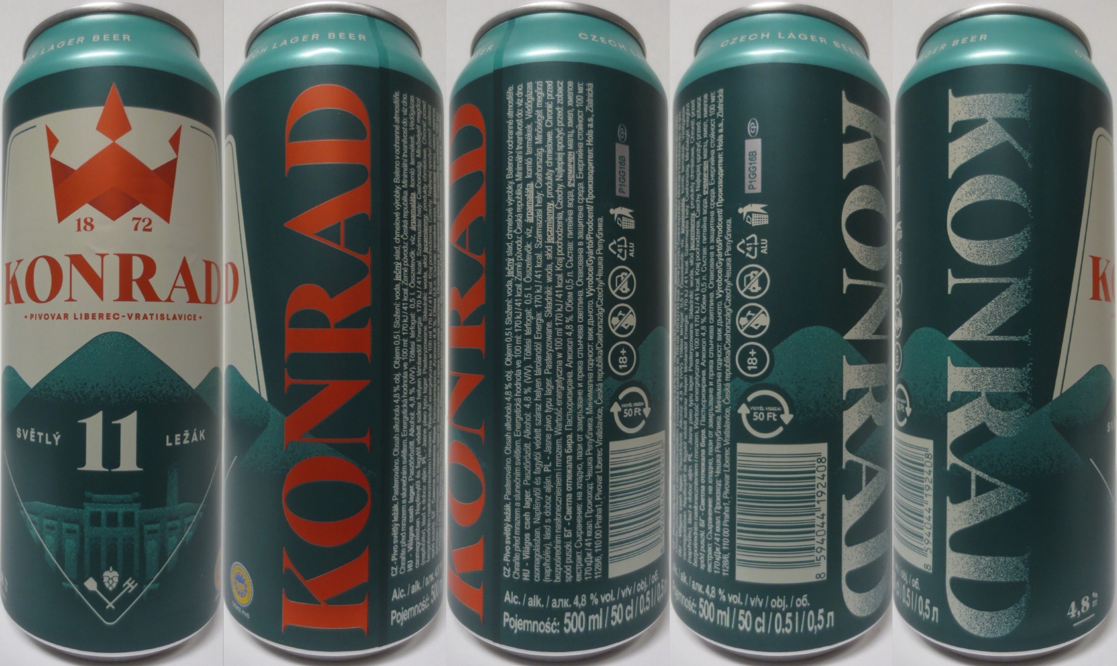 KONRAD 11 SVĚTLÝ LEŽÁK (CZ) (50 cl) (B/O) č.1