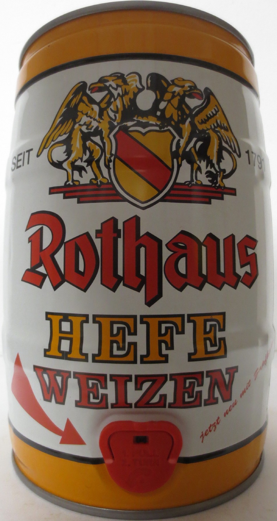 Rothaus HEFE WEIZEN jetz neu mit Zapfahn (5L) Nr.1 