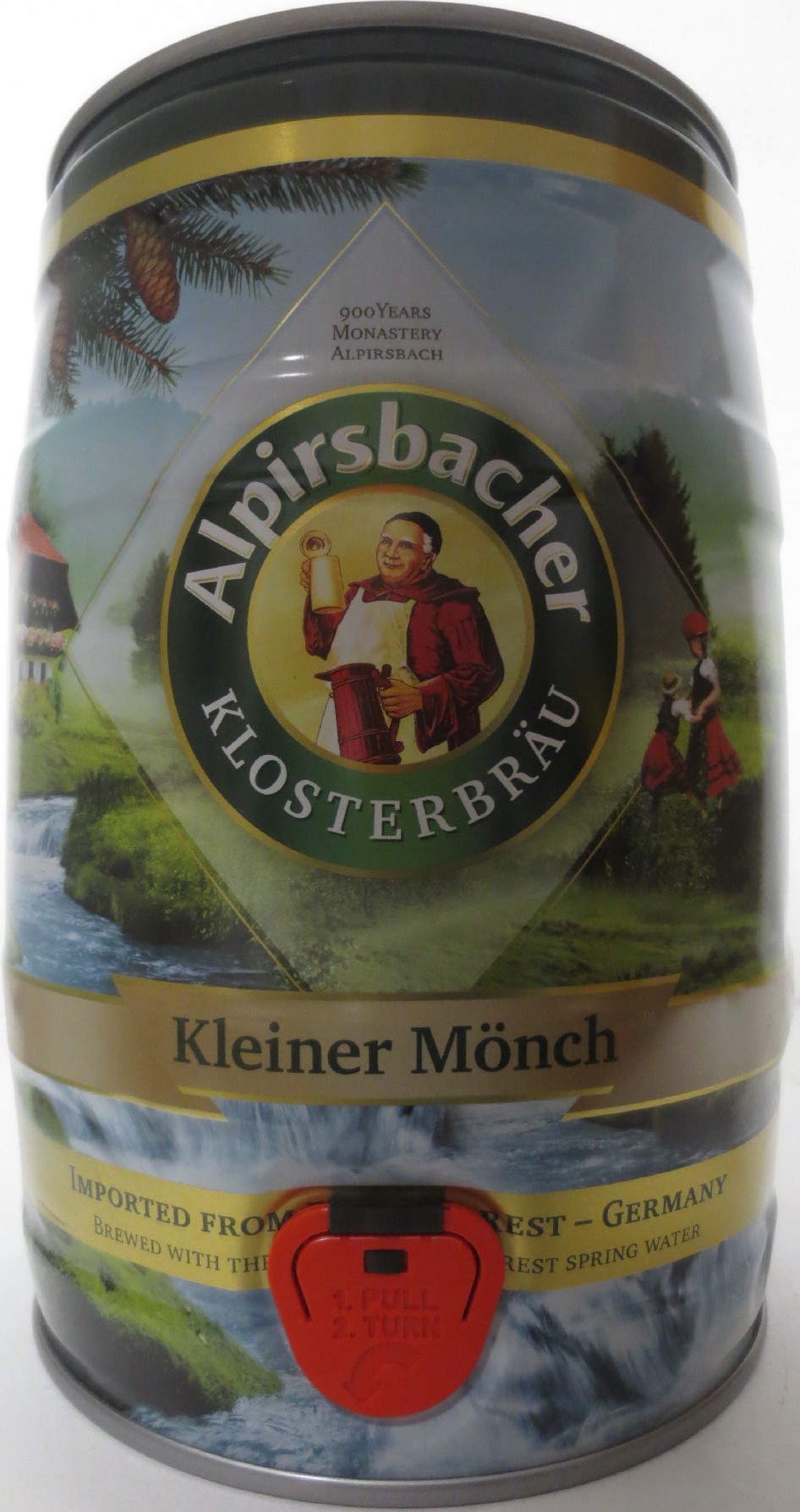 Alpirsbacher KLOSTERBRÄU Kleiner Mönch (5L) Nr.1 