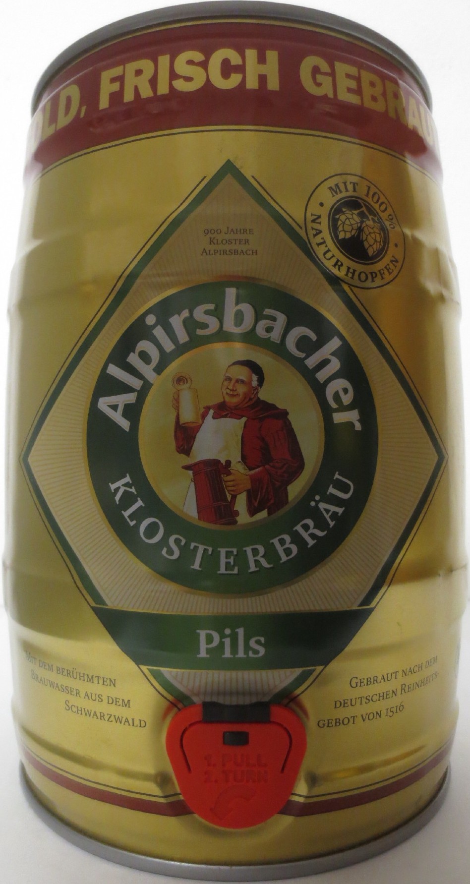 Alpirsbacher KLOSTERBRÄU Pils (5L) Nr.2 