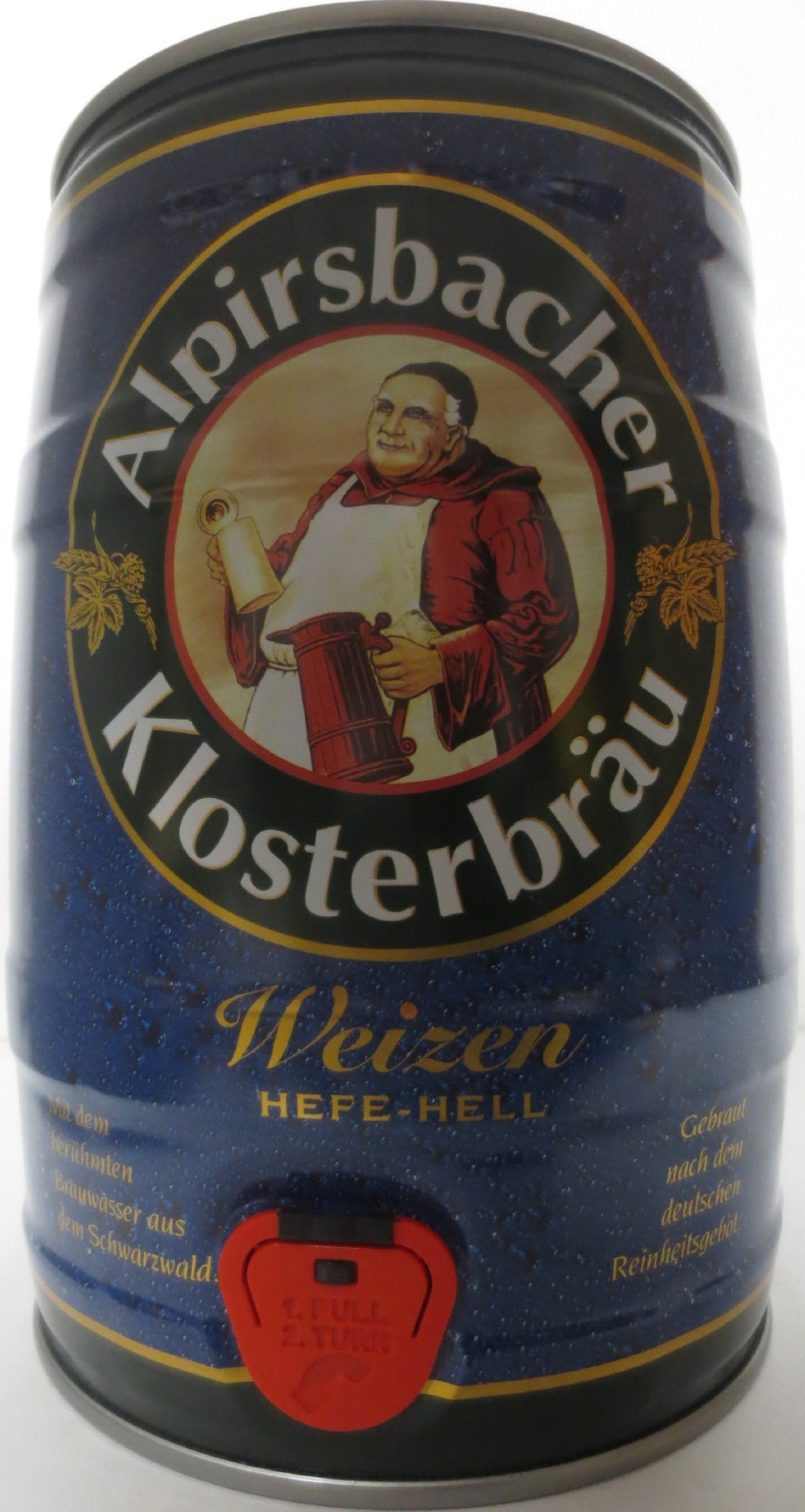Alpirsbacher Klosterbräu Weizen HEFE-HELL (5L) Nr.2 