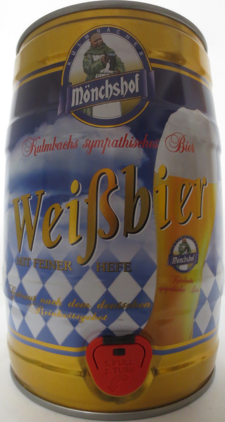 Mönchshof Weißbier MIT FEINER HEFE (5L) Nr.1 