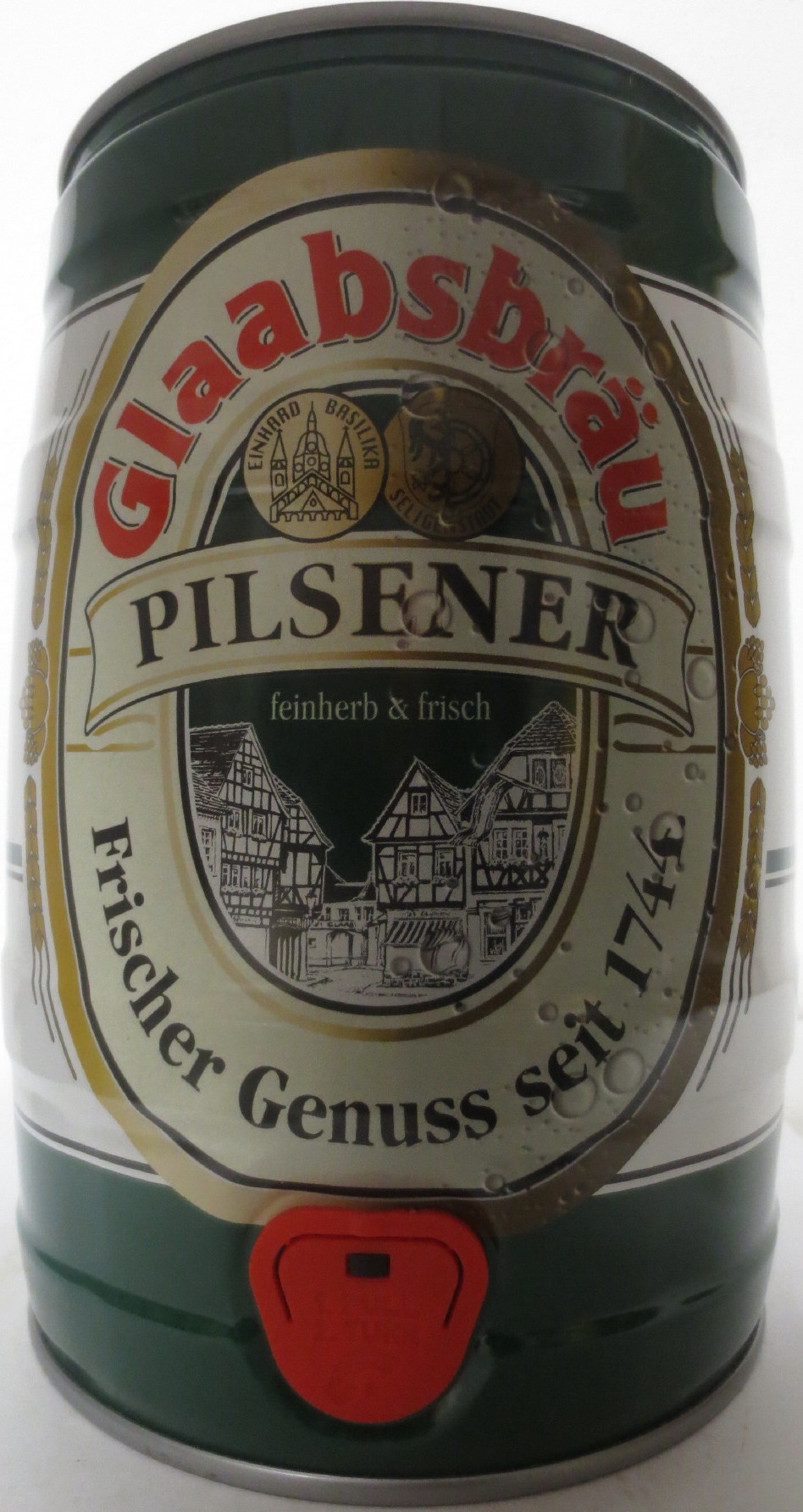 Glaabsbräu PILSENER Frischer Genuss seit 1744 (5L) Nr.1 