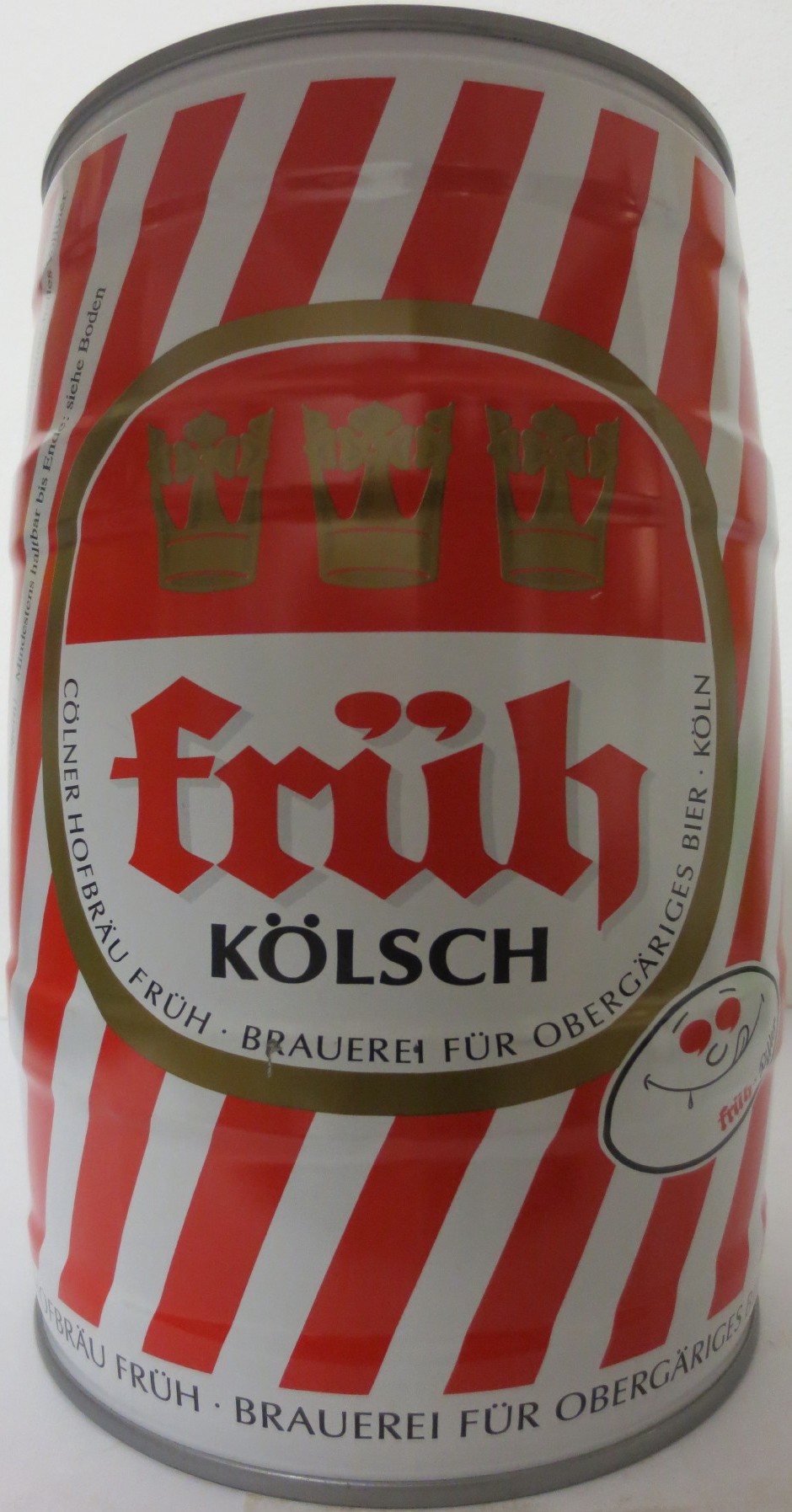 Früh kölsch SEIT  CÖLNER HOFBRÄU  FRÜH.BRAUEREI FÜR OBERGÄRIGES BIER.KÖLN (5L) Nr.1 