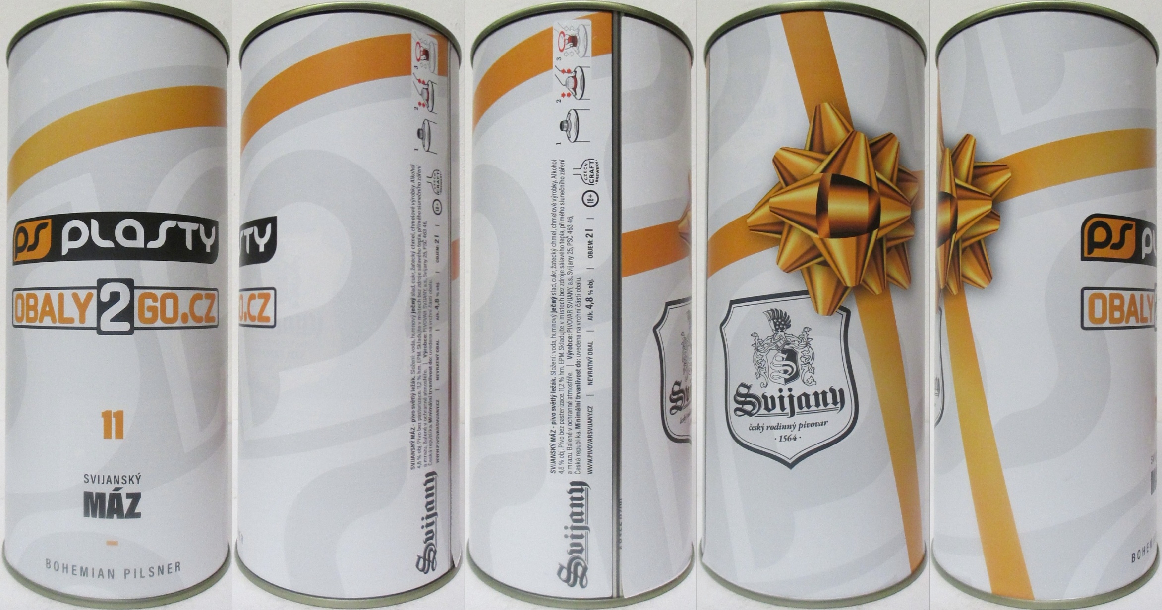 Svijany PS PLASTY OBALY2GO.CZ 11 SVIJANSKÝ MÁZ BOHEMIAN PILSNER (200cl) č.1 