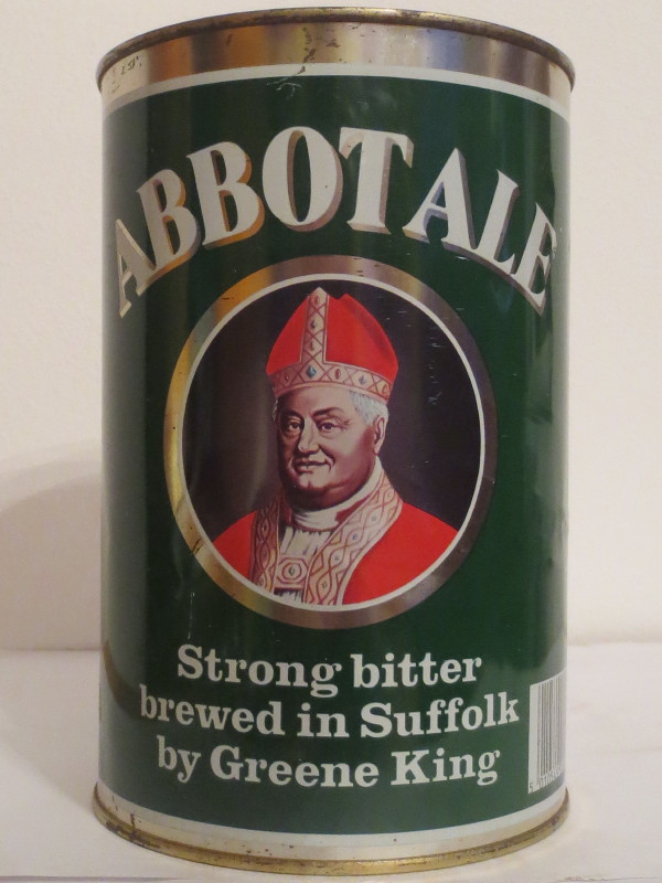 ABBOTALE strong bitter brewed in Suffolk by Greene King (222cl) Nr.1